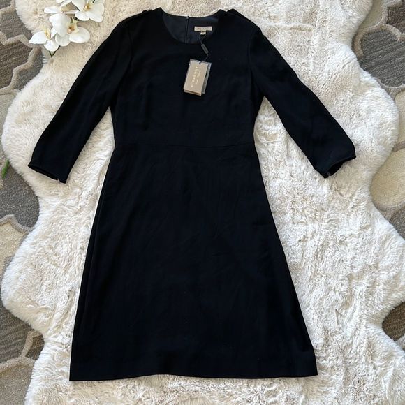 Burberry Dresses & Skirts - Burberry Scoop Neck A Line Dress Black Size 10 US